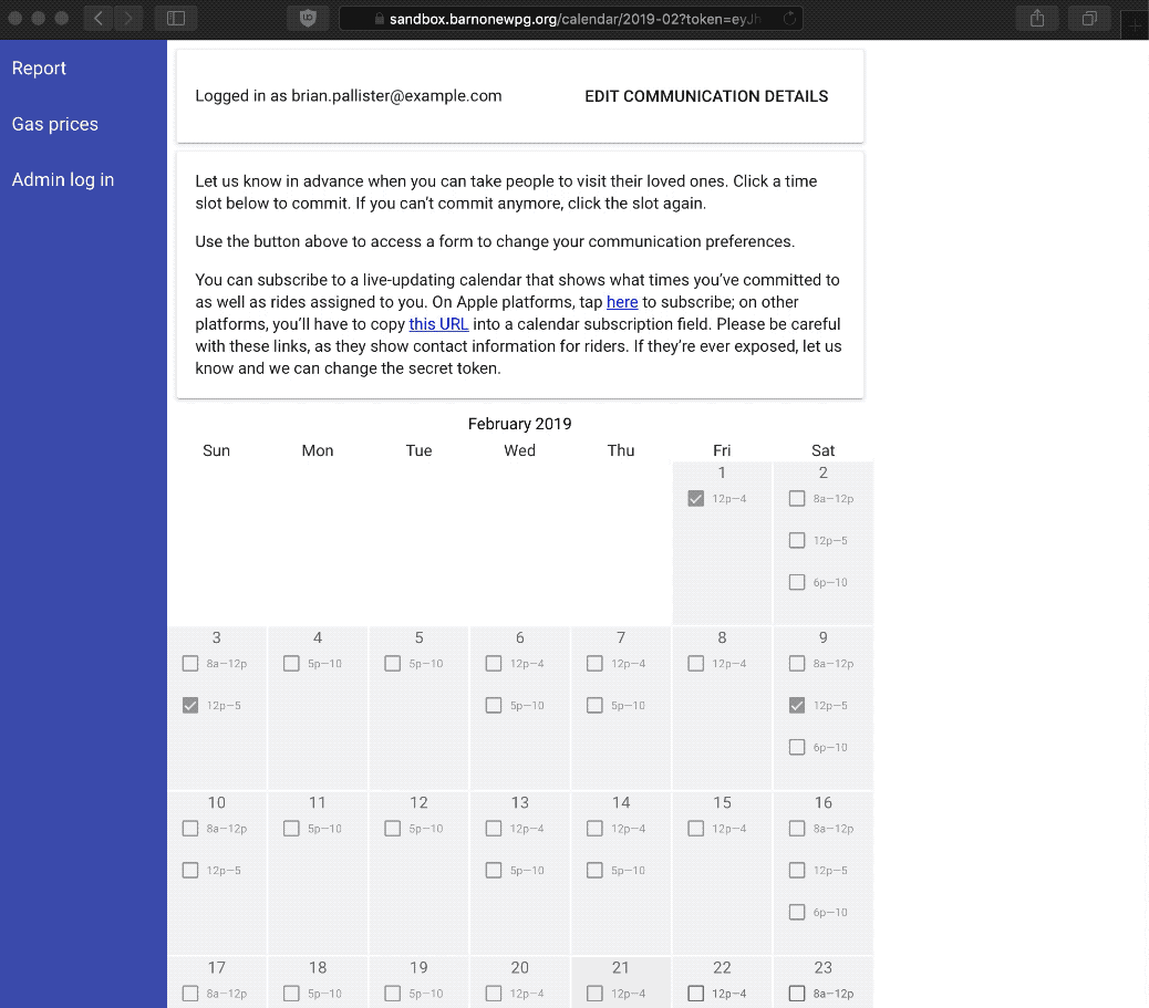 calendar